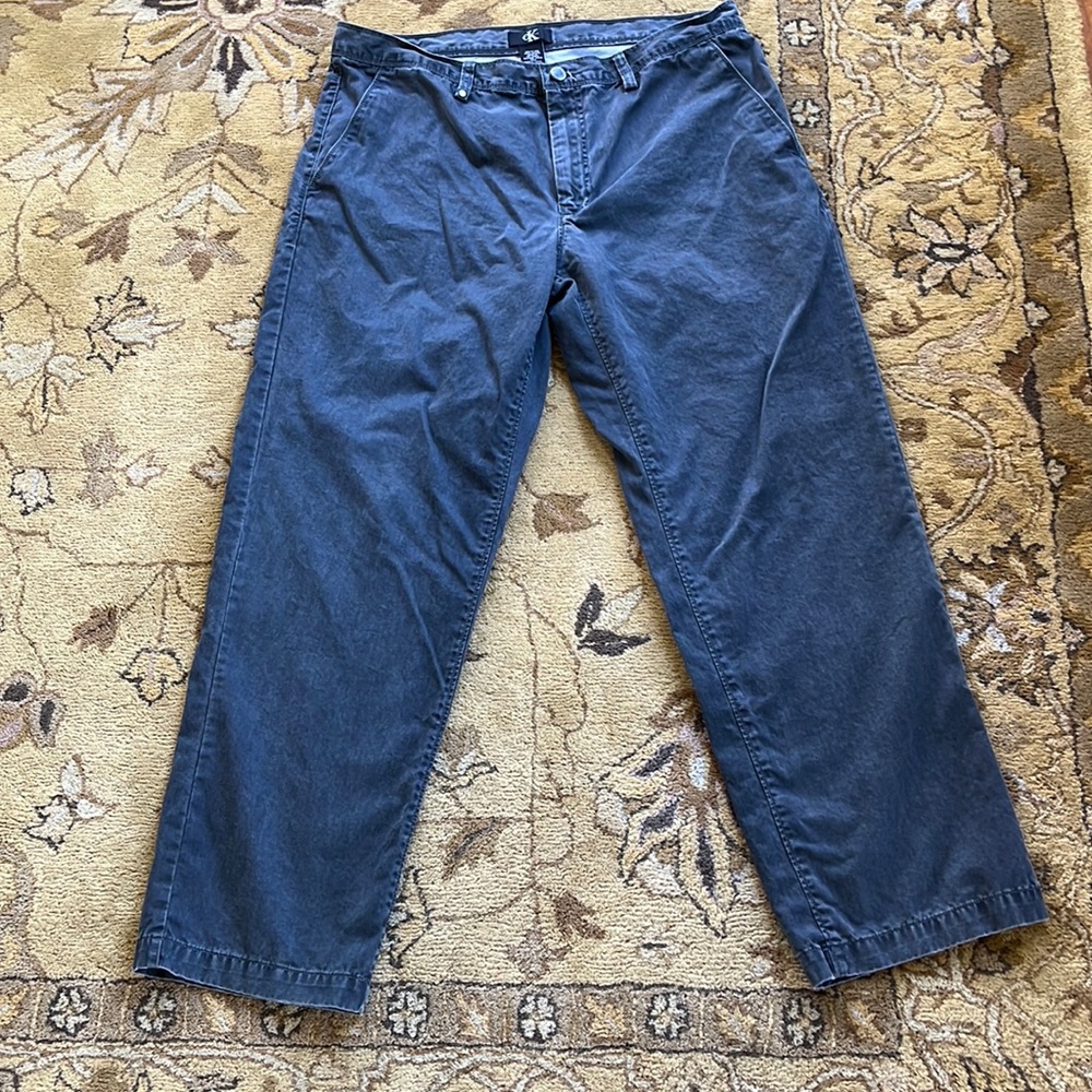Men’s grey Calvin Klein Chinos 36x30